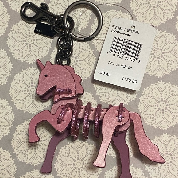 Coach Handbags - Coach Small Zuni Unicorn Bag Charm F23531